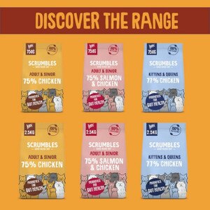 Scrumbles Chicken Dry Cat Food Product Range
